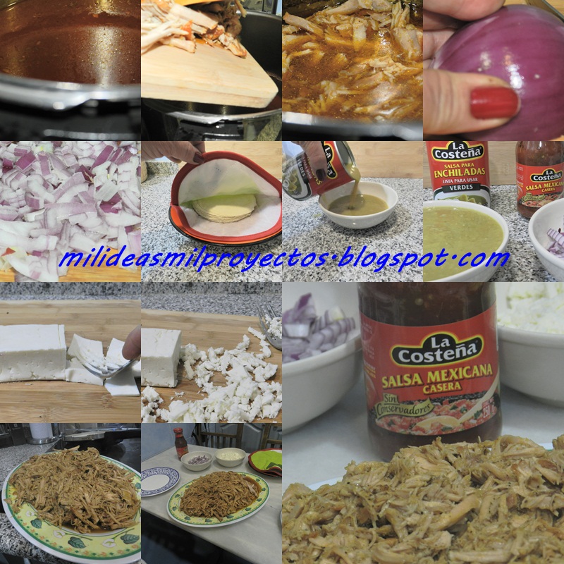 ENCHILADAS DE CERDO Y EXPOTARTA Mil ideas, mil proyectos
