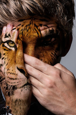 Faces of the Wild - Fotógrafo mescla rostos humanos com animais 