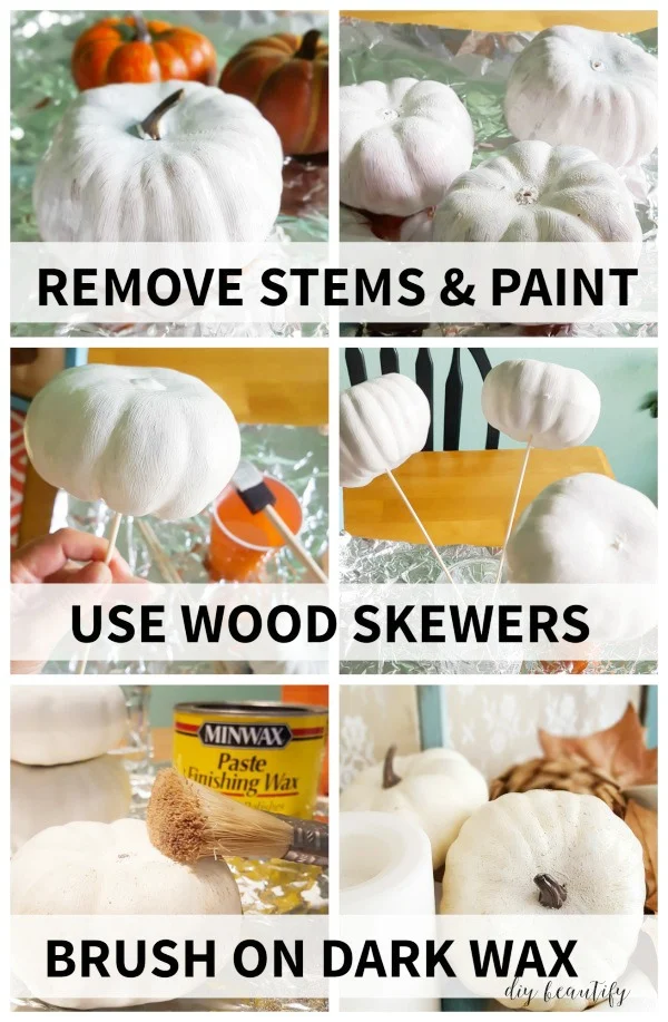 steps for painting pumpkins