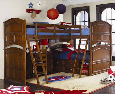 Triple Bunk Bed, Three Twin Bunk Bed