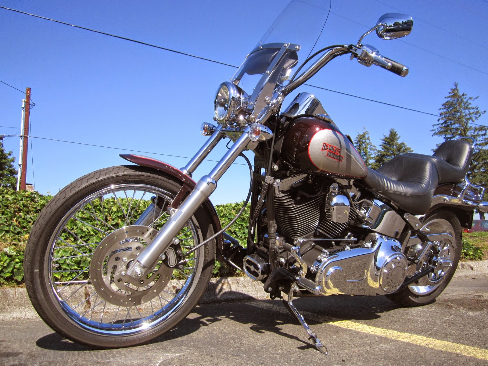 black cherry pearl harley