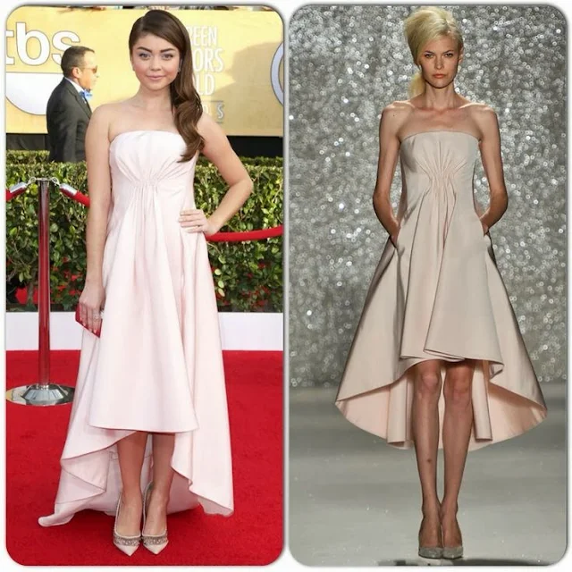 Sarah Hyland in Pamella Roland – 2014 SAG Awards