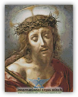 jesus crown of thorns a2156 cross stitch