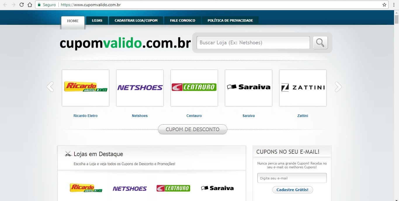 codigo de desconto netshoes 2018