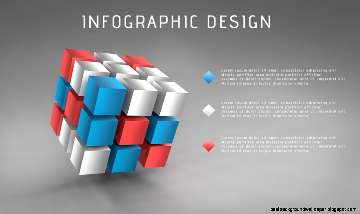 3D Graphic Design Infographic  Photoshop Cinema 4D C4D Tutorial