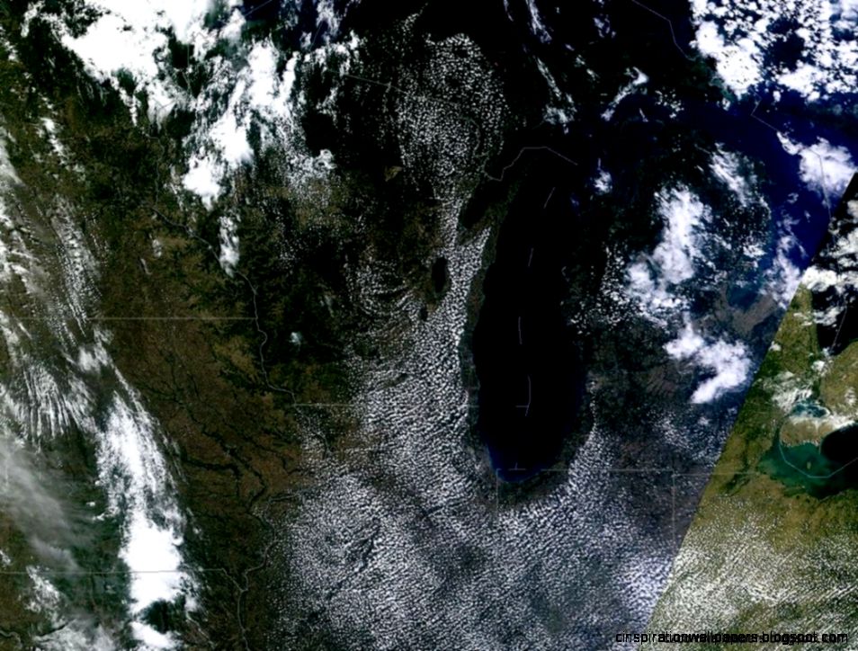 Lake Michigan Satellite Images  Zoom Wallpapers