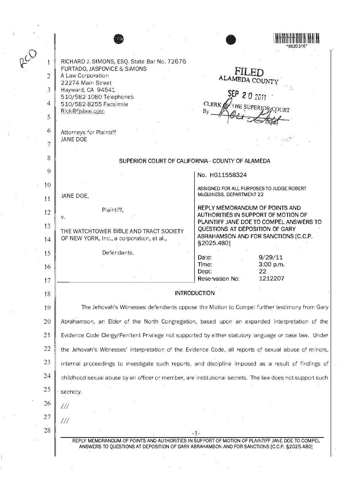 El lado cómico de la Watchtower: Petición para que declare el anciano