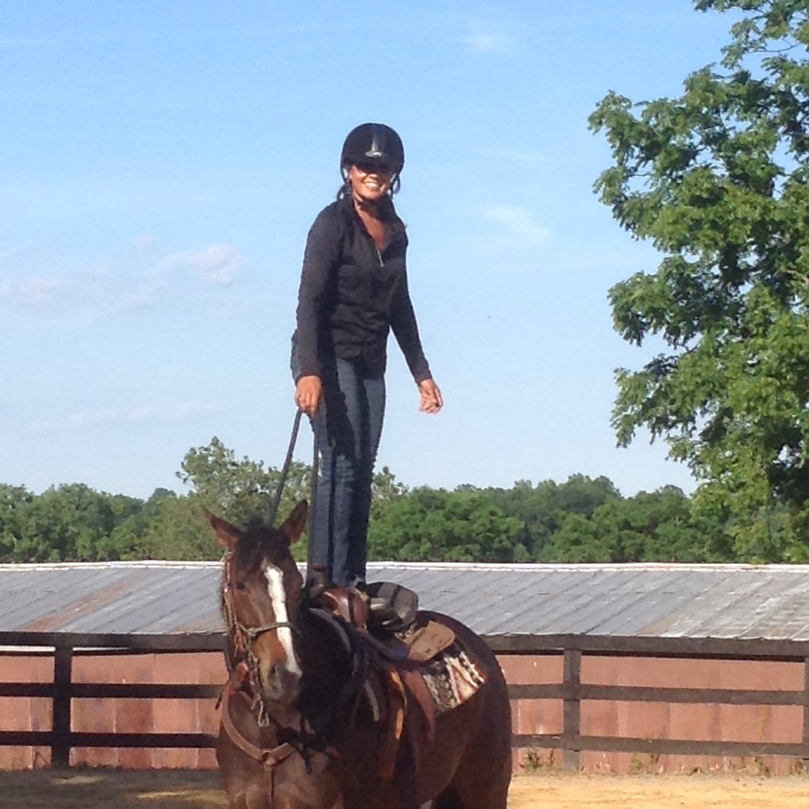 Ms. Jean and her 4 yr old filly, Anna, will be performing at the Thoroughbred Challenge in Kentucky