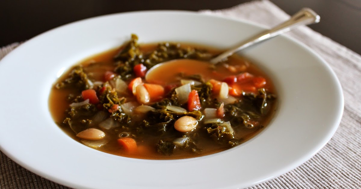 Mary Ellen's Cooking Creations: Vegetarian Kale and White Bean Soup