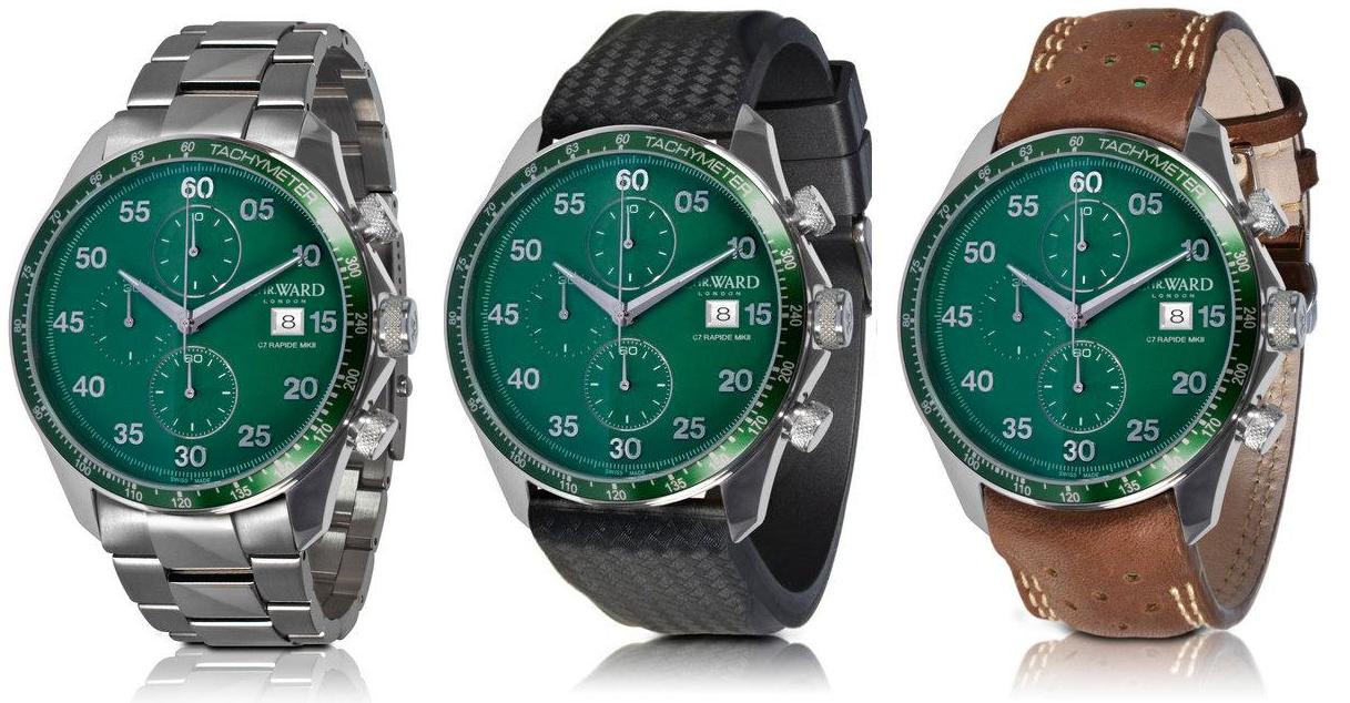 Watchuseek Watch Blog: Going green: Christopher Ward Limited Edition C7 ...