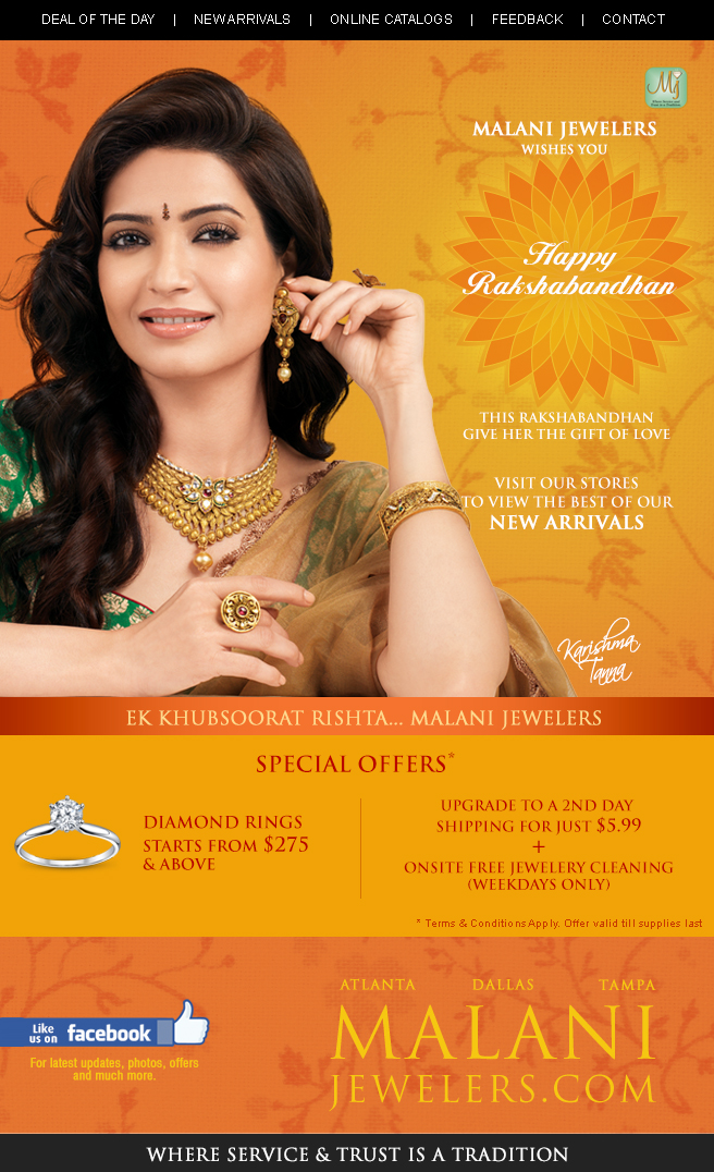Best Indian Jewelry Store in Dallas Raksha bandhan special offer