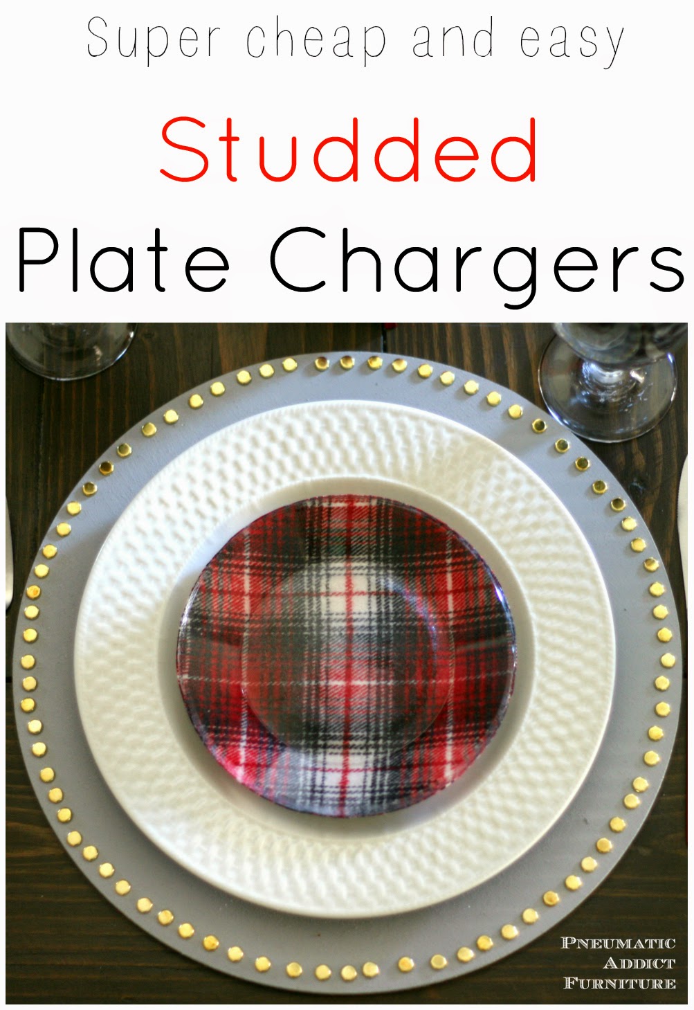 Studded Plate Chargers Pneumatic Addict
