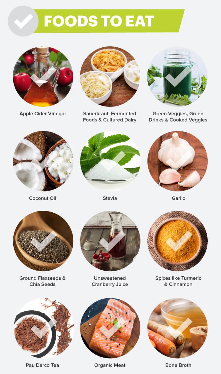 Диета против грибков за месяц Диета против грибков за месяц