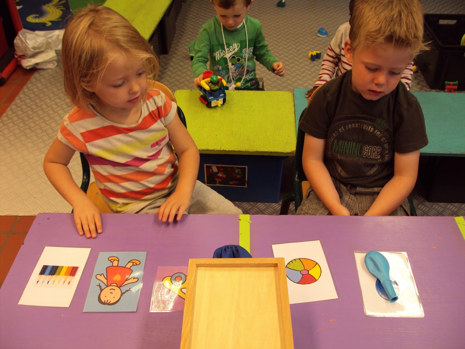 1ste kleuterklas B: Thema: Mijn lichaam