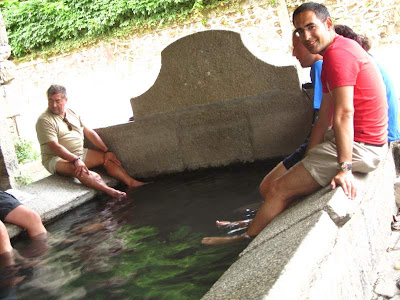 Hot spring in Caldas do Reis