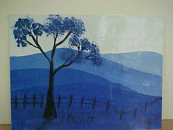 monochromatic painting perspective paintings atmospheric lesson lessons landscape value watercolor projects project elementary purple tints phantom cool classroom drawing paint