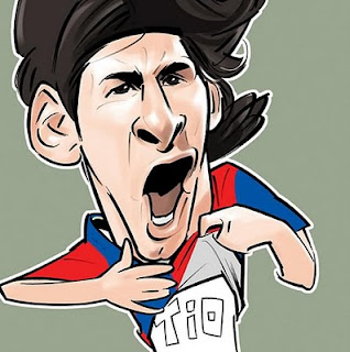 11 EAGLE: Lionel Messi fun cartoon