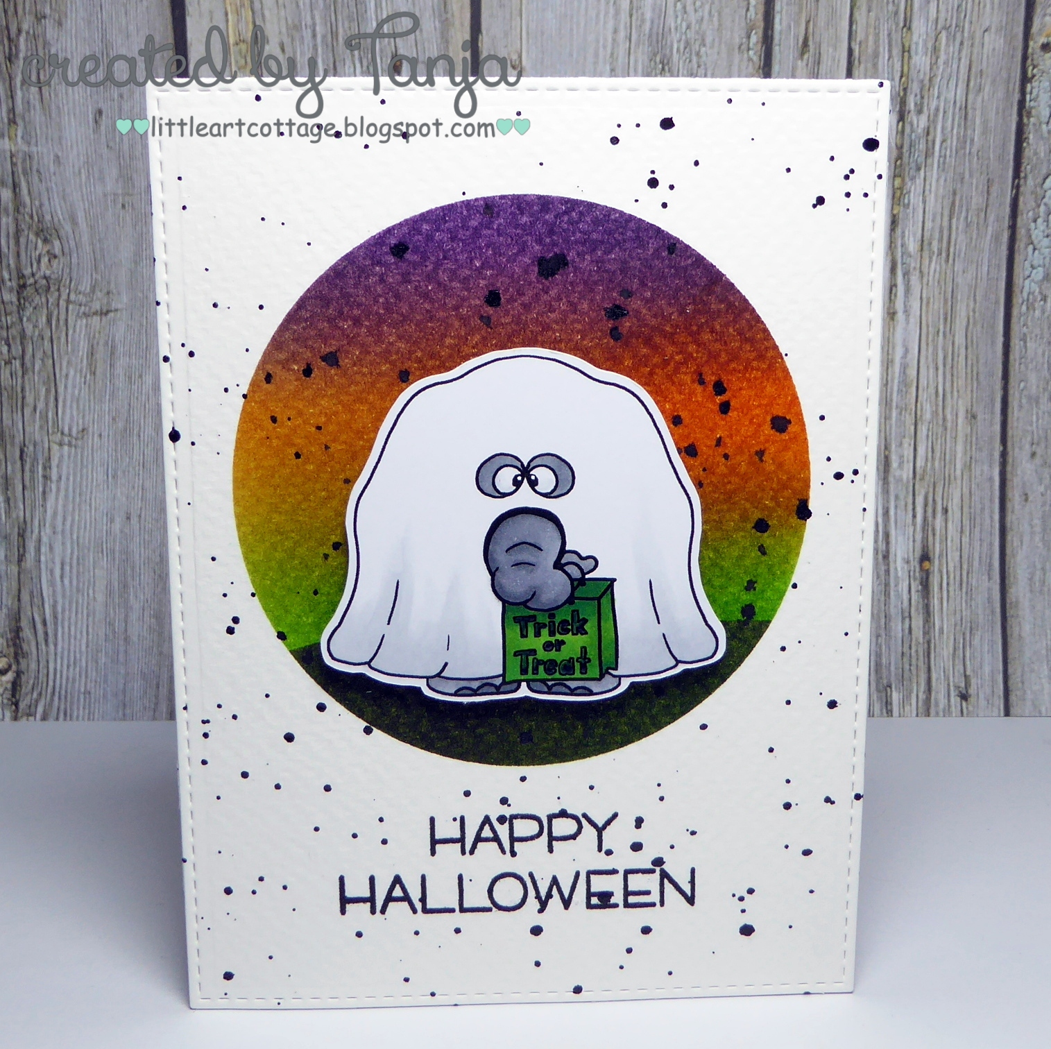 Little Art Cottage Happy Halloween Elephant