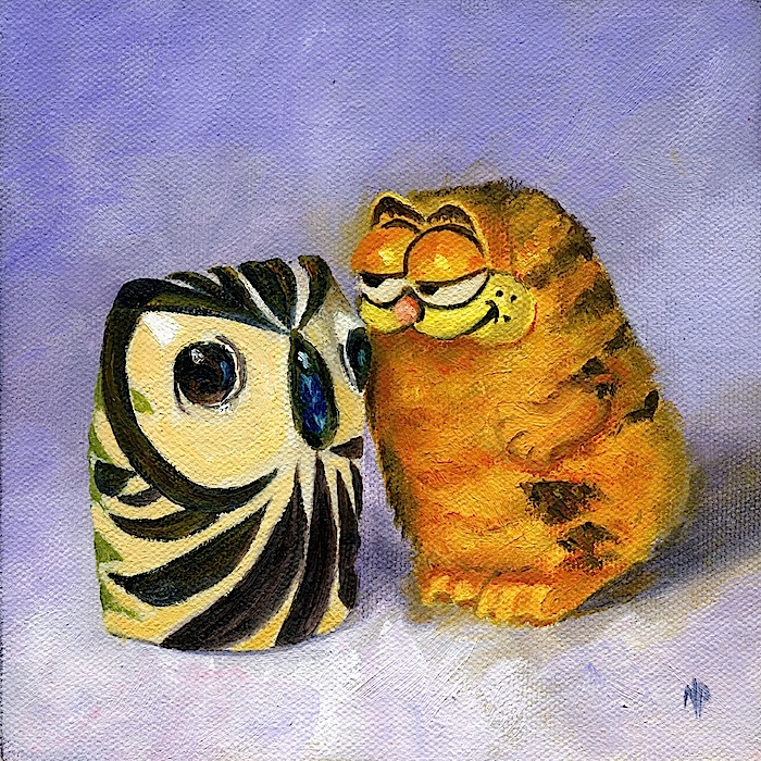 Marina Petro Adventures In Daily Painting Bad Boy Garfield