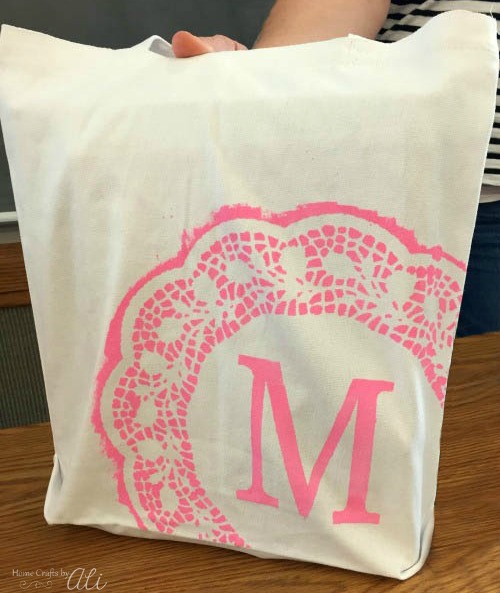 Crafting With Tweens Stencil Painted Tote Bags Home Crafts by Ali
