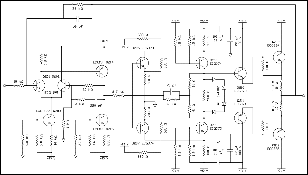 D1047 Transistor Amplifier Diagram | Wiring Diagrams Nea