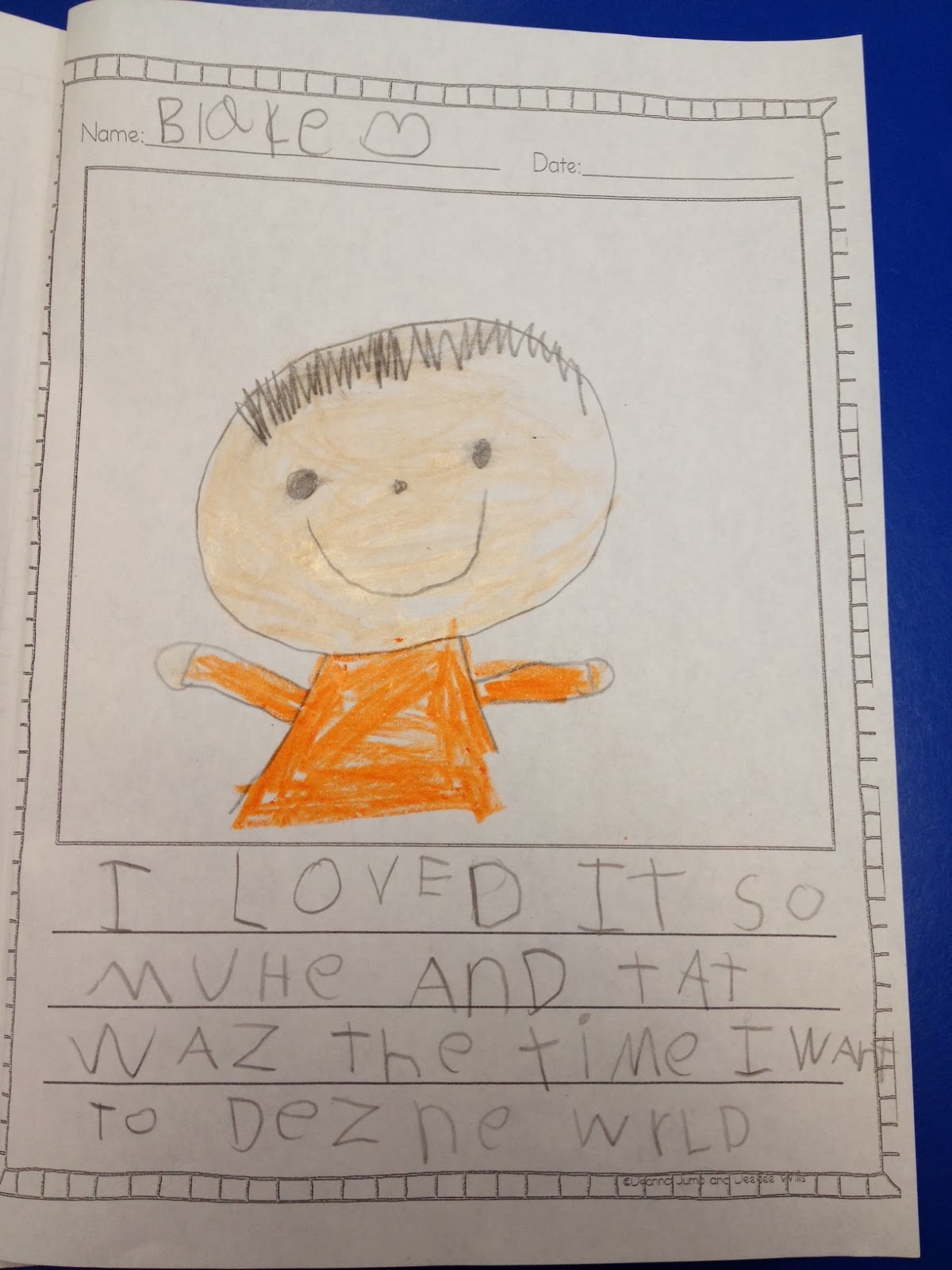 Ms. Sangeorzan's Blog: Kindergarten Narrative Writing