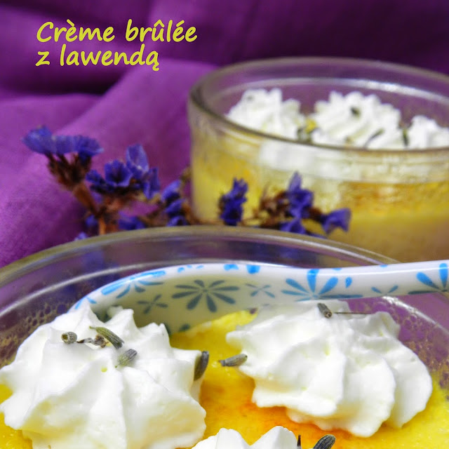 Crème brûlée z lawendą
