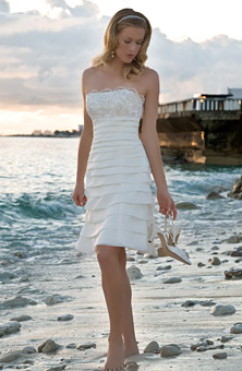 Wedding Dresses: Simple Beach Wedding Dress