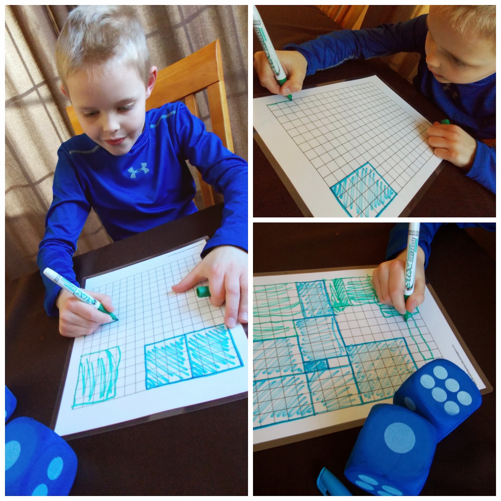 Relentlessly Fun, Deceptively Educational: Multiplication AREA Dice Roll  Game