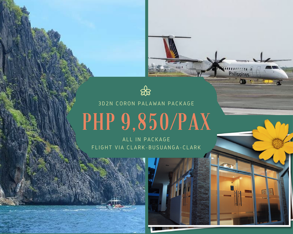 3 Days 2 Nights All In Coron Tour Package 2020 Coron Tour Packages