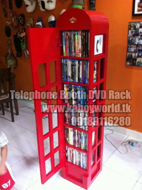 Booth Zombie Pic Telephone Dvd Storage Telephone Booth Dvd Storage