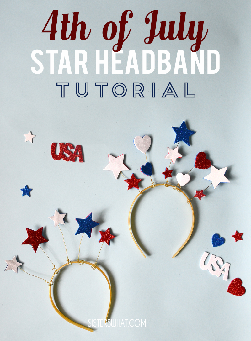 diy star crown headband kid craft project tutorial