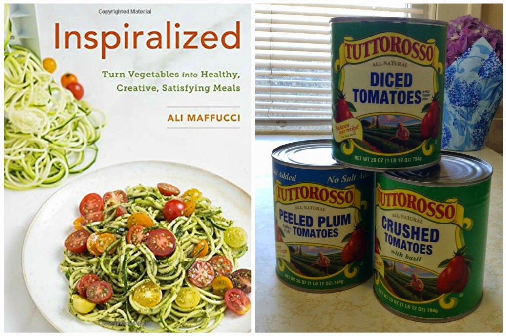 Enter to win Inspiralized Cookbook and two coupons for Tuttorosso Tomatoes