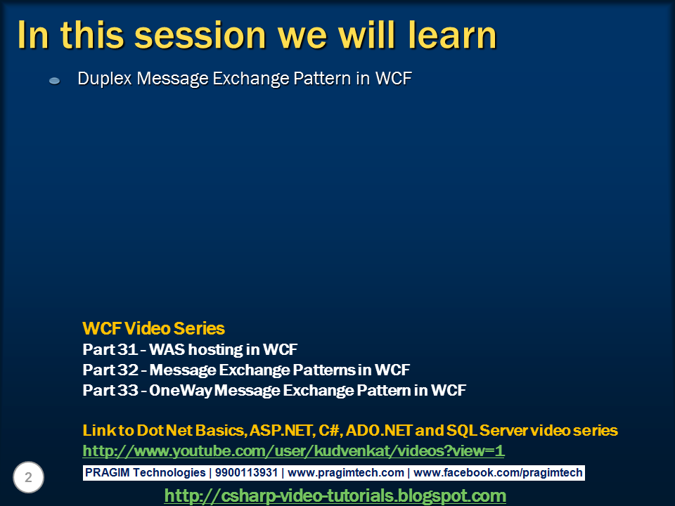 sql-server-and-c-video-tutorial-part-34-duplex-message