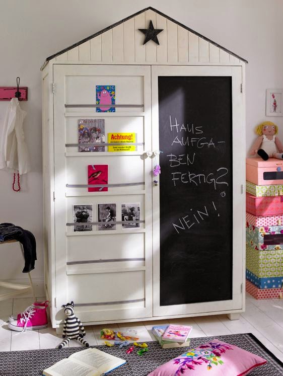 DIY habitación niños con pizarra