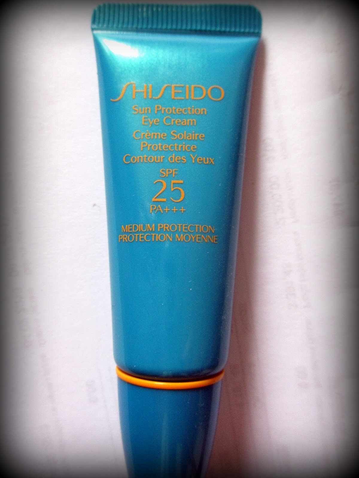 Dear Skin Shiseido Sun protection eye cream recenzija