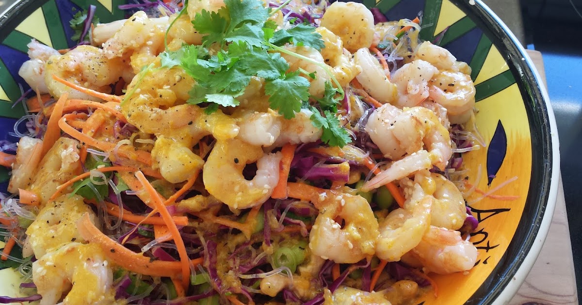 Prawn and Kelp Noodle Salad