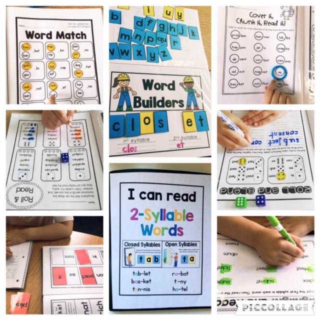 Sarah's First Grade Snippets: Teaching Two Syllable Words