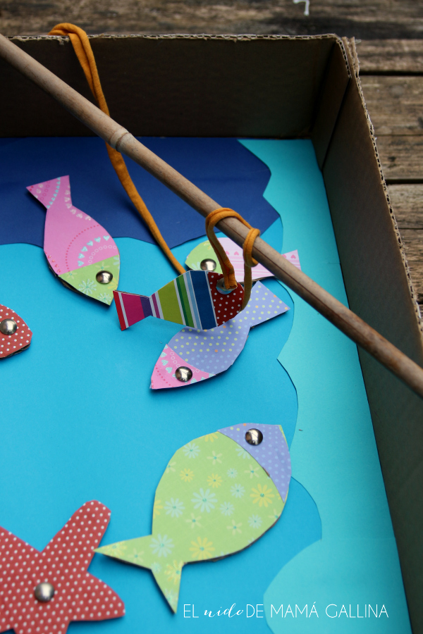 JUego de pesca reciclado