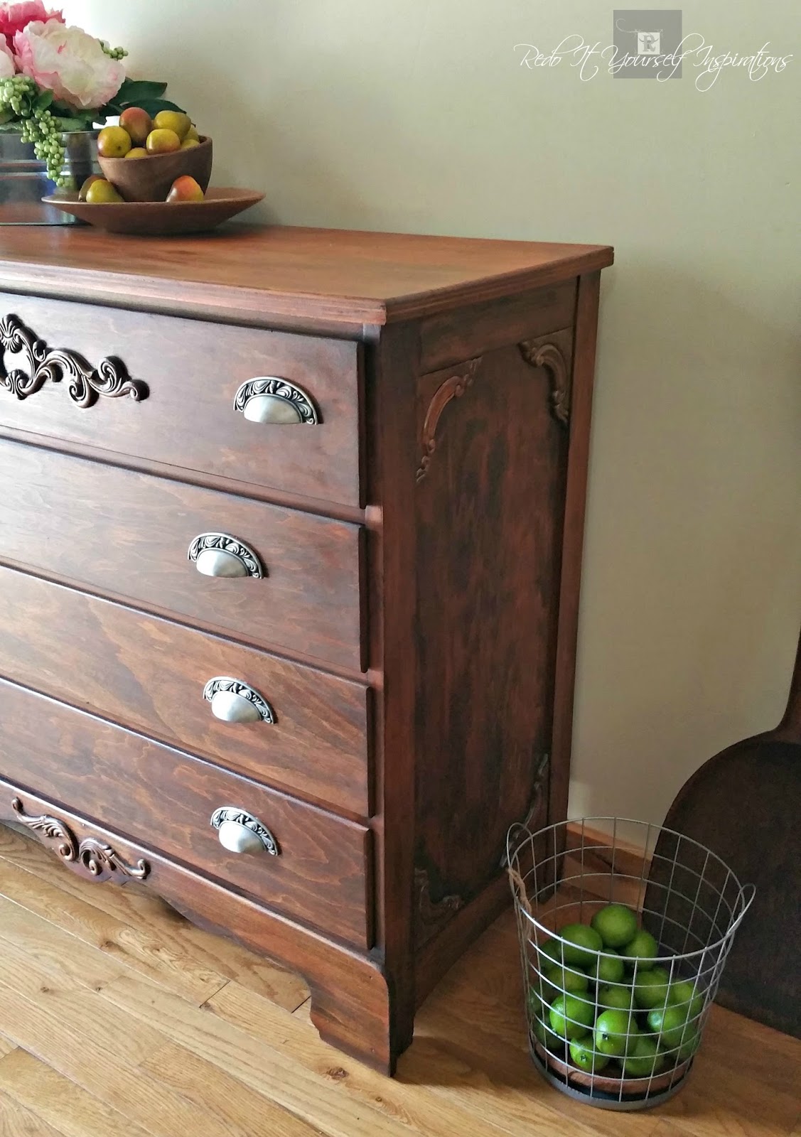 Plain to Classy Antique Chest of Drawers Redo Redo It Yourself