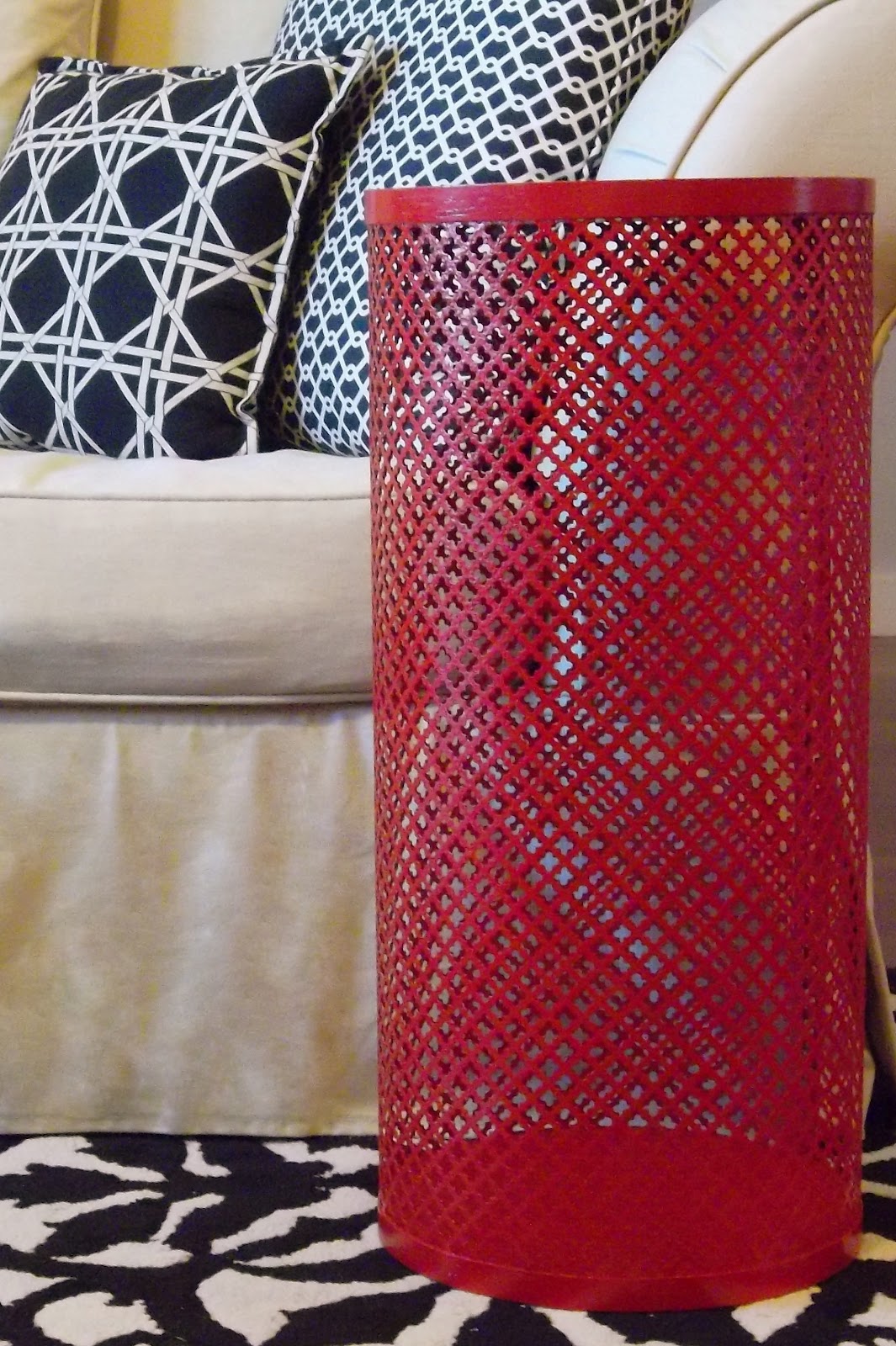 Quirks and Progress Pinterest Challenge DIY Metal Side Table