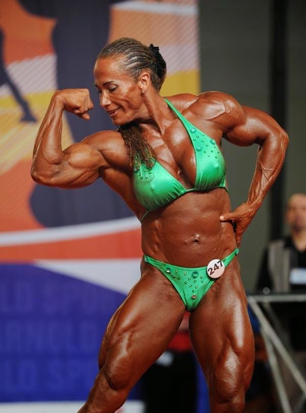 IFBB Professional Female Bodybuilder Nidia Hermosilla Rare Photos