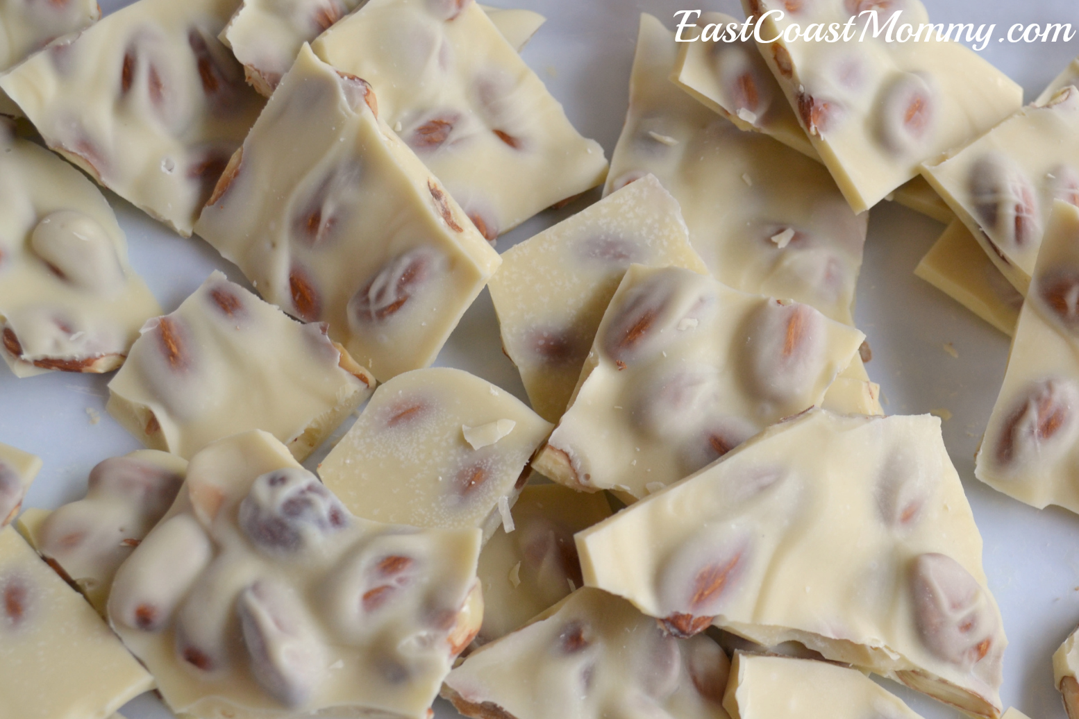 East Coast Mommy Two Ingredient Almond Bark