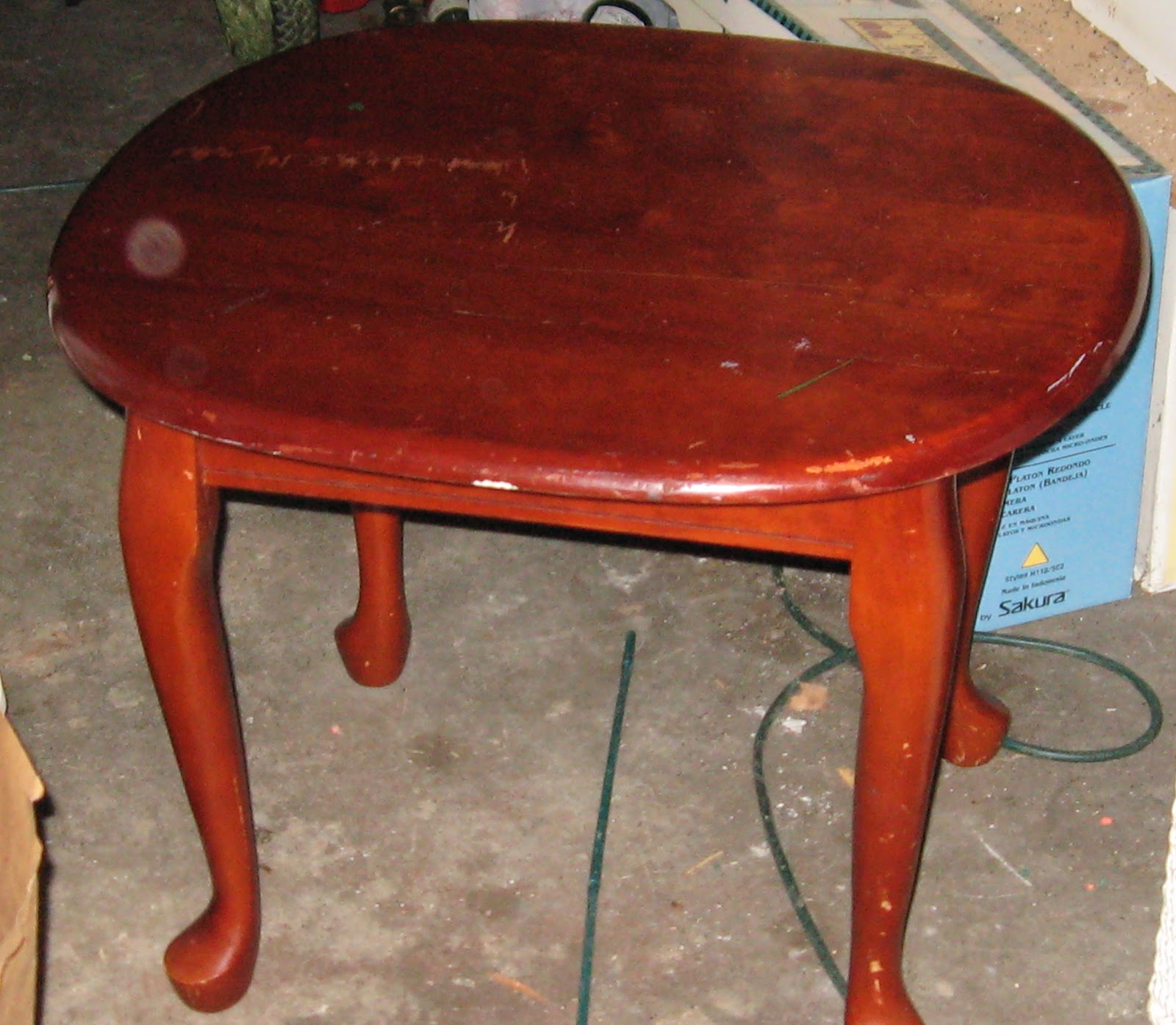 Sacred Heart Design Chalk Painted End Tables