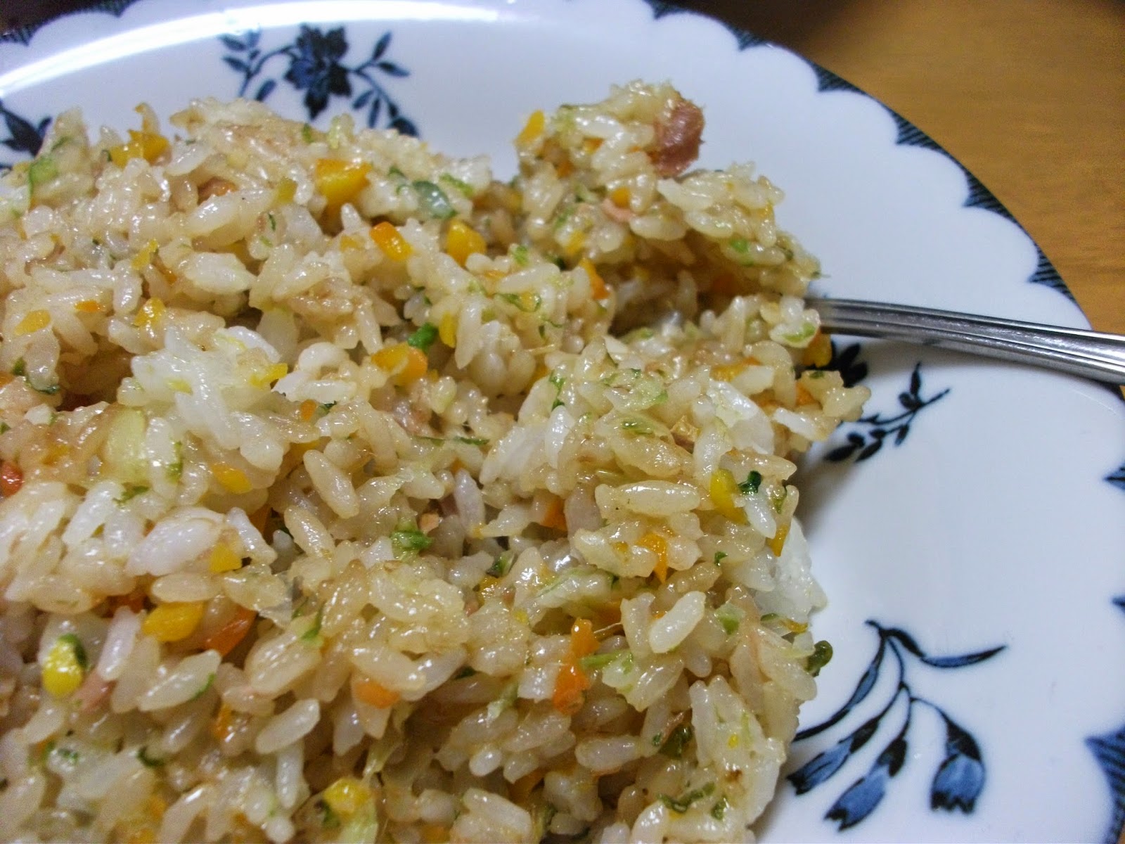 Japanese Food Recipes: Easy Tuna Chahan(Japanese Fried Rice) Recipe