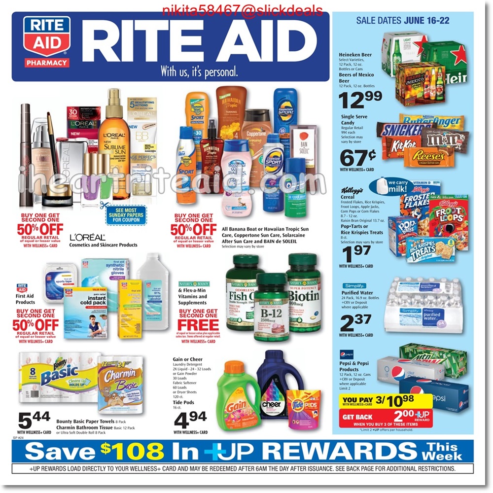 Weekly Ad Scan Rite Aid Ad Scan Week of 6/166/22