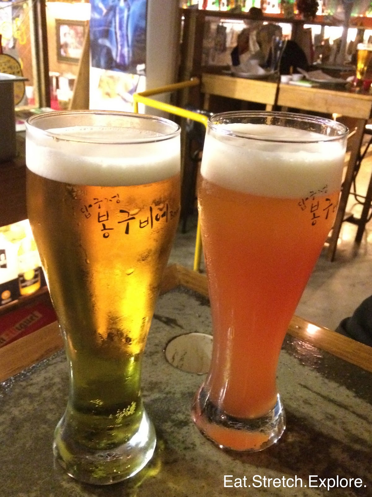 [Seoul Dongdaemun] Bonggu Beer (봉구비어) Fruitflavored Draft Beer and