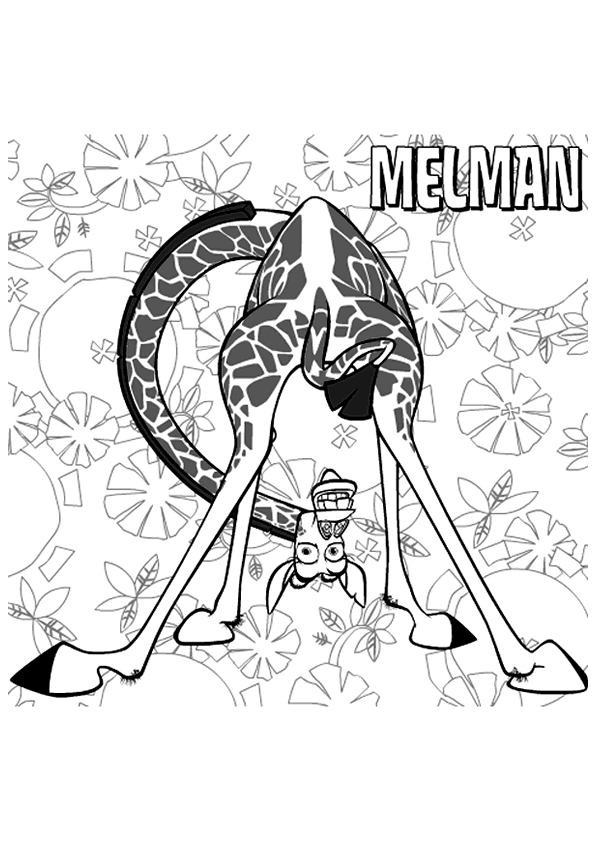 madagascar 3 marty coloring pages - photo #40
