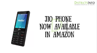 Jio Phone now available in Amazon