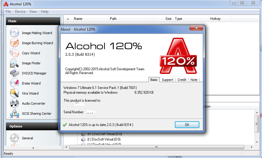 Alcohol 120 Windows 7 Serial Key